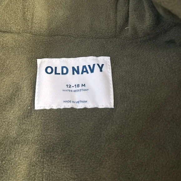 Old Navy one piece puffer jacket/ hoodie - Picture 4 of 5
